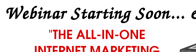 Webinar Starting Soon Making Money Online No3