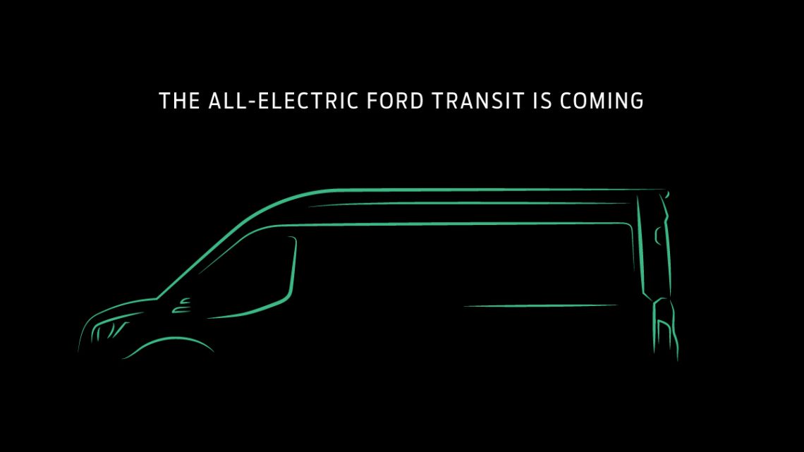Ford is building an all-electric Transit cargo van for the US market