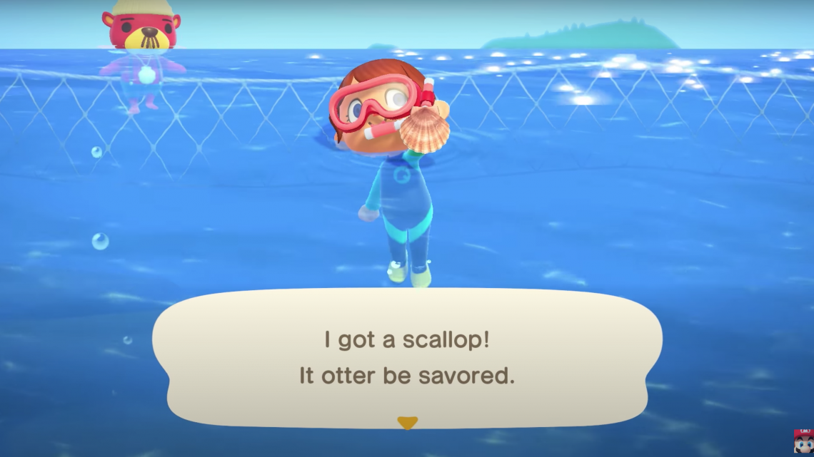 Animal Crossing’s summer update will let you swim for sea critters